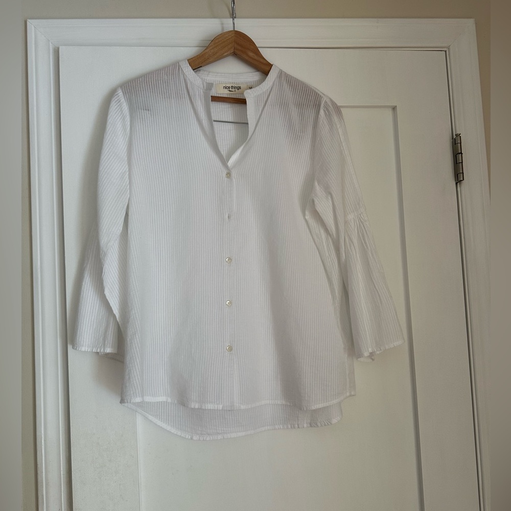 Nice Things White Blouse US8